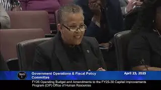 Apr. 23, 2025 - GO Committee Worksession