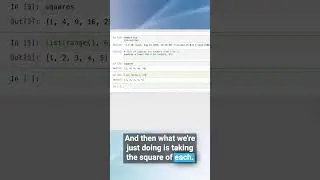 🐍 Python list comprehension example #1 ~ map #coding #python