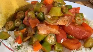 Delicious Okra and Stewed Tomatoes Recipe