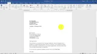 Microsoft Word Advanced 2016 Inserting Quick Parts