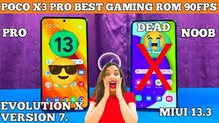 POCO X3 PRO BEST GAMING 90FPS CUSTOM ROM ANDROID 13