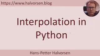 Interpolation in Python