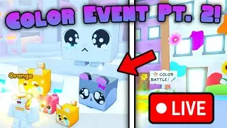 *LIVE* Color Event Pt. 2 in Pet Simulator 99!!