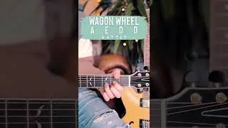 Wagon Wheel Guitar Tutorial (No Capo) // Wagon Wheel Guitar Lesson #shorts