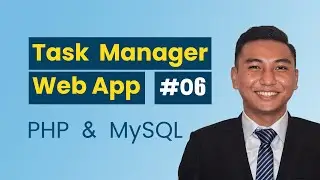 6. TASK MANAGER - Add Lists on menu and Display Tasks by List (PHP MySQL Project Tutorial)