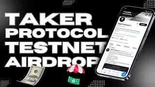 Taker Testnet Live Airdrop || Take protocol Airdrop ||  New hype Ealry Project || 3M$ fund raised🤚