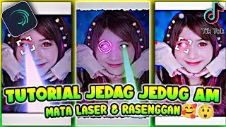 Tutorial Cara Edit Video Jedag Jedug Efek Mata Laser Dan Mata Rasenggan Di Aplikasi Alight Motion.