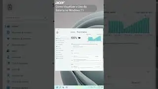 Como Visualizar o Uso da Bateria no #Windows11