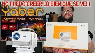 Proyector Yaber! No puedo creer lo bien que se ve!!