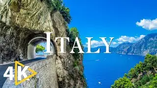 FLYING OVER ITALY (4K UHD) - Relaxing Music Along With Beautiful Nature Videos - 4K Video Ultra HD