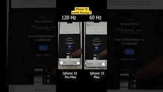 Why You Shouldn't Buy iPhone 15: The Refresh Rate surprise | iphone 15 60hz vs 120hz