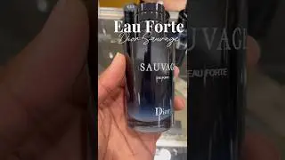 IS DIOR SAUVAGE EAU FORTE OVERHYPED? #dior #fragrance #cologne #parfum #diorsauvage