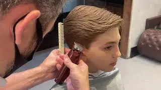 How to Cut a Child's Hair All with Scissors tutorial