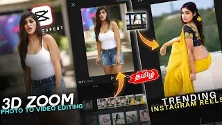 Instagram Trending 3d Zoom Video Editing | normal photo to 3D photo edit  |Capcut 3d Zoom Pro Effect