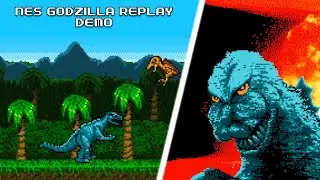 NES Godzilla Replay Demo - Gameplay