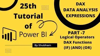 #powerbi #basic #logical #dax #operator # Basic Logical DAX Operators( Tutorial - 25)