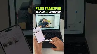 iPhone to windows & windows to iPhone AirDrop File Transfer #shorts