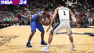 NBA 2K24 PS5 My Career Ep 1 - NBA DEBUT VS WENBANYAMA!