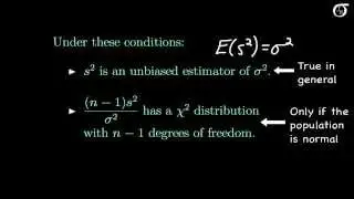 An Introduction to Inference for One Variance (Assuming a Normally Distributed Population)