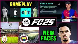 EA FC 25 - NEW Official Gameplay Match, Menu, Real Faces & Stadiums ✅