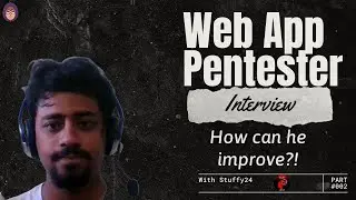 Interview for Web App Pentester! What should he change?