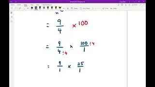 Example 23 converting mixed to percentages