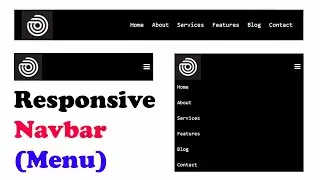 Responsive Navbar using Grid Layout