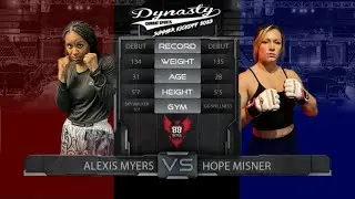 HOPE MISNER VS ALEXIS MYERS FULL FIGHT
