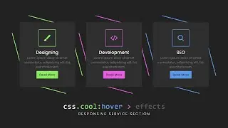 How To Create Responsive Services Section Using Html and CSS