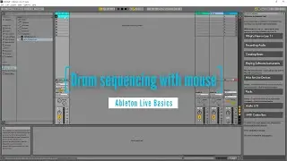 Ableton Live Tutorial - Entering drums with the Mouse