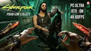 CYBERPUNK 2077: DLC PHANTOM LIBERTY - O INÍCIO DE GAMELPAY, Dublado em PT-BR | PC ULTRA 4k 60FPS RTX