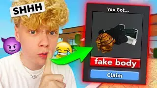 I TRICKED EVERYONE With FAKE BODY PERK in MM2.. 😱 (Murder Mystery 2)