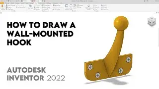 Wall-Mounted Hook | Autodesk Inventor 2022