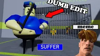 ROBLOX BARRY'S PRISON RUN! Funny moments / dumb edits