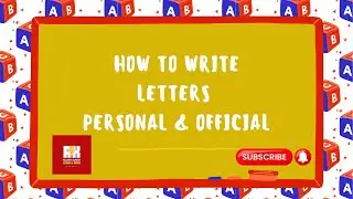 how to write a letter | formal  & informal letter example