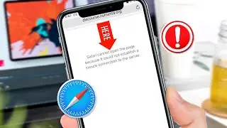 Fix Safari Cannot Open The Page Error in Safari Browser | Establish a Secure Connection to Server