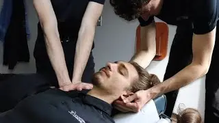 Dr. Nick Adjusts Student Dr. Sebastian │ Treating Low Back Pain