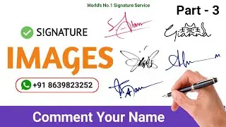 ✅Image Signature | How to do signature of my name | Online Signature | Autograph | Design | Name Art