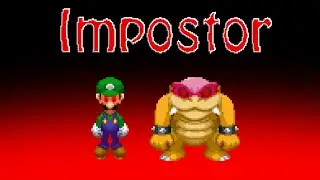 among us, but with Super Mario Bros Characters  (Two Impostor Version)