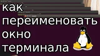 Как изменить заголовок терминала в Linux