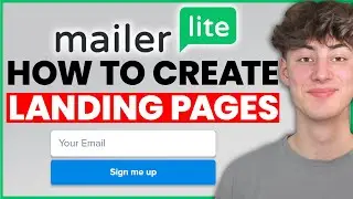 How To Create LandingPages in MailerLite 2024 (Step By Step Beginners Guide)