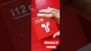 Unboxing i12 model earbuds #viral #earbuds #unboxing #shorts