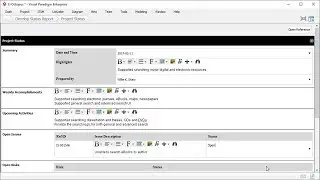 Status Report Template - Project Management