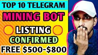 😎 Top Telegram Mining Bot | New Telegram Mining Bot | Top Free Crypto Mining Apps | Free Airdrops