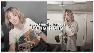 easy/simple badass transitions for edits - after effects tutorial + project file | klqvsluv