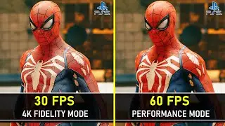 Marvel's Spider-Man 2 | PS5 | Fidelity (30 FPS) vs Performance Mode (60 FPS) | Graphics Comparison