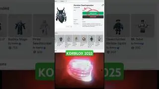 😱 LET'S GET KORBLOX IN ROBLOX 2025 