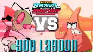 Invader Zim vs Patrick Star | Super Brawl Showdown v0.3.0b Full Match Gameplay