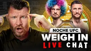 UFC 306 WEIGH SHOW LIVE WITH BISPING