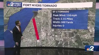 Multiple tornadoes confirmed in Southwest Florida prior to Milton's landfall